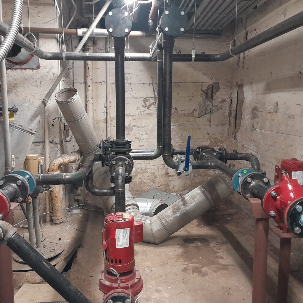 hydronic piping 11